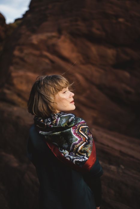 Square Silk Scarves